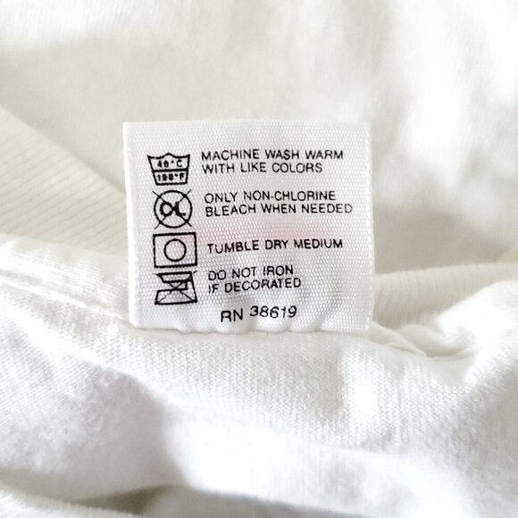 Vintage Boston Tall Ships T Shirt Sz L 500 Years 1992 White Purple Nautical - Picture 6 of 6